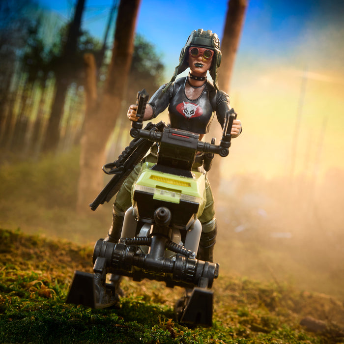 G.I. Joe Classified Series #194, Zanya and Dreadnok Chameleon (Swamp Skier) Vehicle | Action Figure | Hasbro