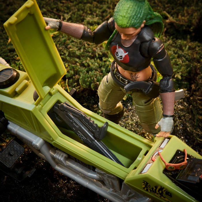 G.I. Joe Classified Series #194, Zanya and Dreadnok Chameleon (Swamp Skier) Vehicle | Action Figure | Hasbro