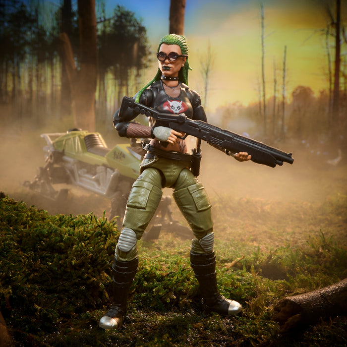 G.I. Joe Classified Series #194, Zanya and Dreadnok Chameleon (Swamp Skier) Vehicle | Action Figure | Hasbro