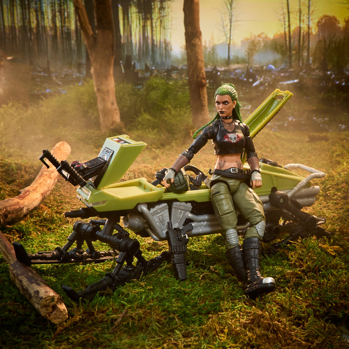 G.I. Joe Classified Series #194, Zanya and Dreadnok Chameleon (Swamp Skier) Vehicle | Action Figure | Hasbro