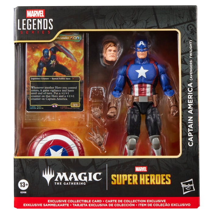 [PREORDER] Marvel Legends Series Marvel Super Heroes Magic: The Gathering Captain America (Avengers: Twilight) | Action Figure | Hasbro