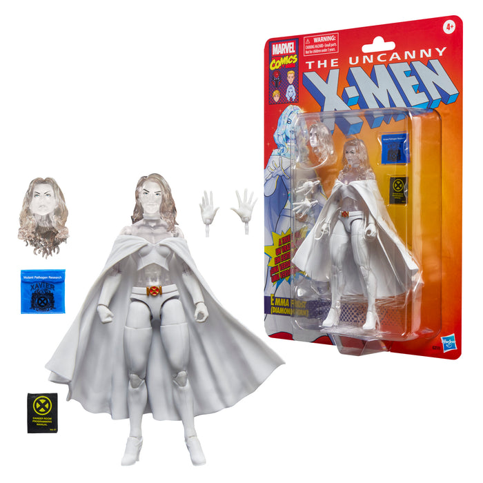 Marvel Legends Series Emma Frost (Diamond Form) Astonishing X-Men | Action Figure | Hasbro