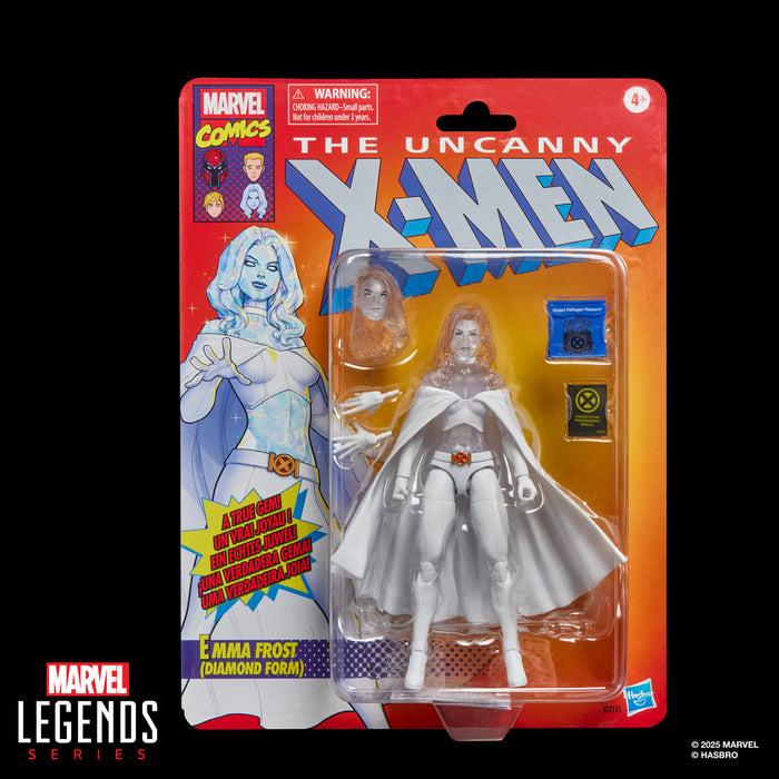 Marvel Legends Series Emma Frost (Diamond Form) Astonishing X-Men | Action Figure | Hasbro