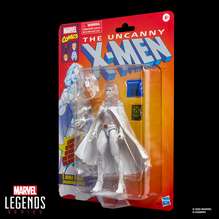 Marvel Legends Series Emma Frost (Diamond Form) Astonishing X-Men | Action Figure | Hasbro