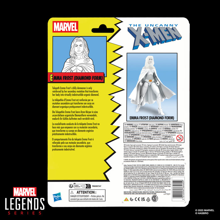 Marvel Legends Series Emma Frost (Diamond Form) Astonishing X-Men | Action Figure | Hasbro