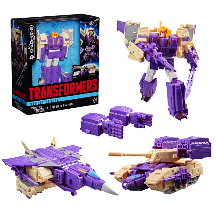 [PREORDER] Transformers Studio Series The Transformers: The Movie Leader Class Blitzwing | Action Figure | Hasbro