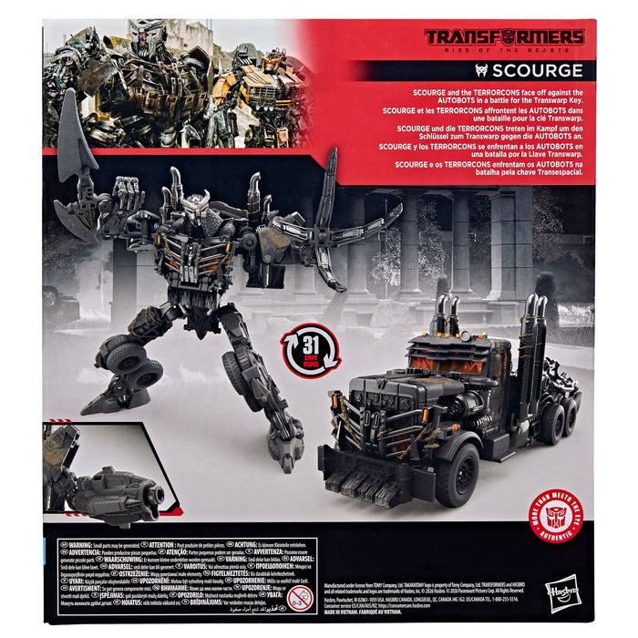 [PREORDER] Transformers Studio Series Rise of the Beasts Leader Class Scourge | Action Figure | Hasbro