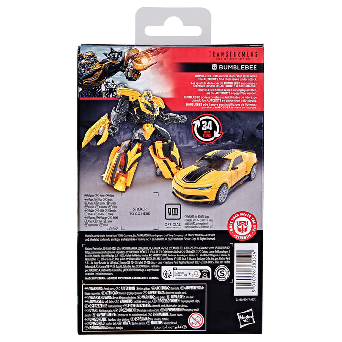 [PREORDER] Transformers Studio Series Transformers: Age of Extinction Deluxe Class Bumblebee | Action Figure | Hasbro