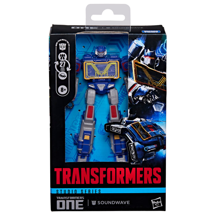 [PREORDER] Transformers Studio Series Transformers ONE Deluxe Class Soundwave | Action Figure | Hasbro