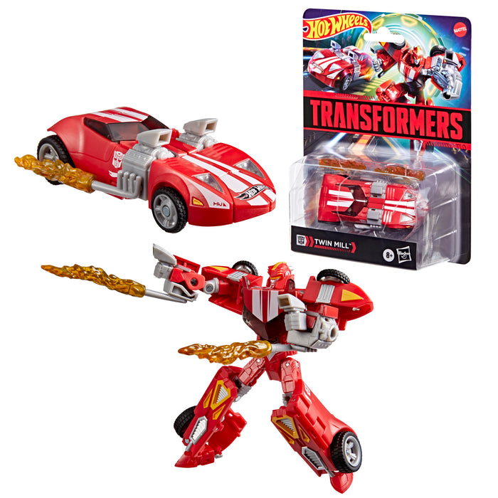 Transformers Collaborative Hot Wheels(R) x Transformers Twin Mill | Action Figure | Hasbro