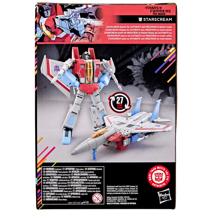 [PREORDER] Voyager Class Starscream (Transformers Studio Series MTMTE Collection The Transformers: The Movie) | Action Figure | Hasbro