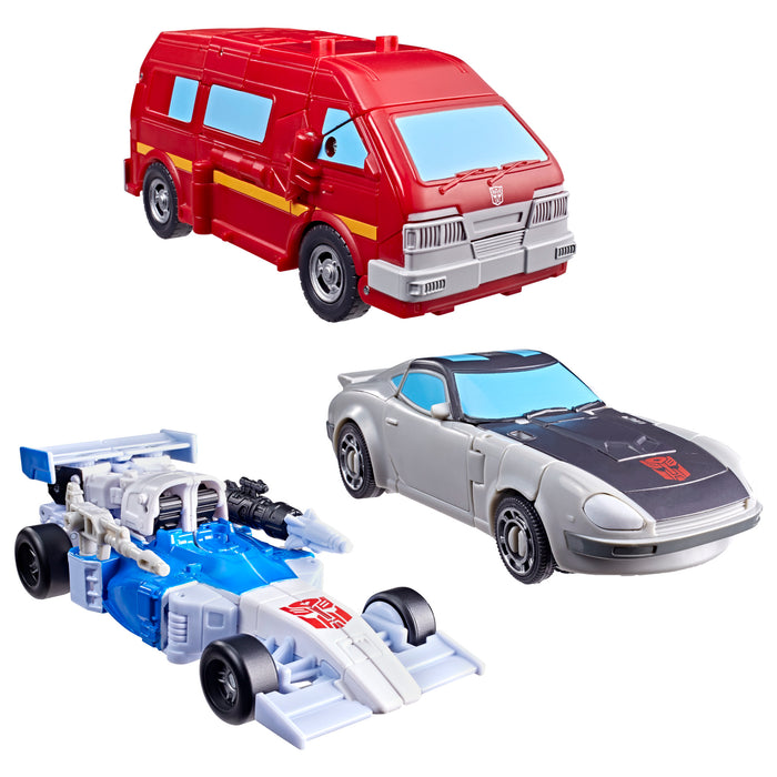 [PREORDER] Transformers Age of the Primes 3-Pack Action Figures (Mirage, Ironhide, Bluestreak) | Action Figure | Hasbro