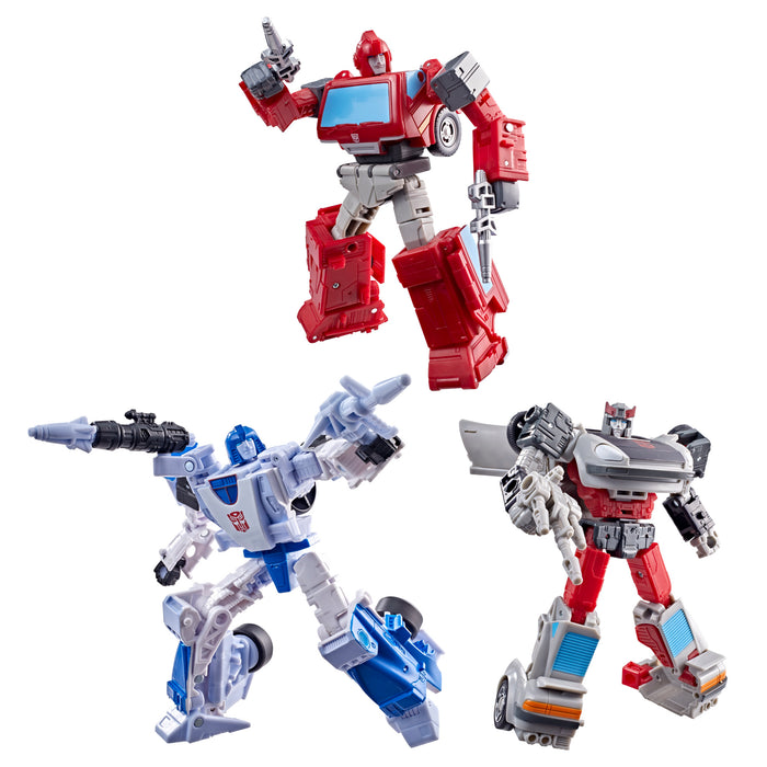 [PREORDER] Transformers Age of the Primes 3-Pack Action Figures (Mirage, Ironhide, Bluestreak) | Action Figure | Hasbro
