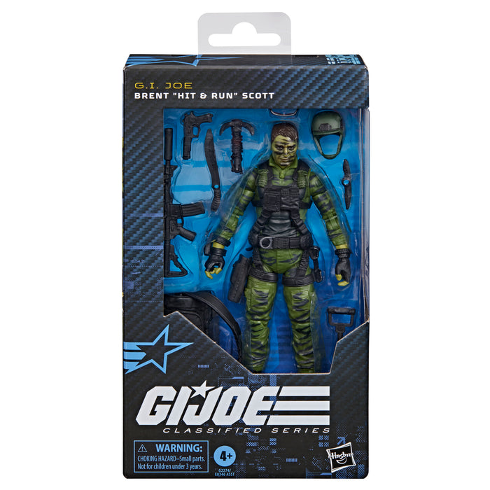 [PREORDER] G.I. Joe Classified Series #188, Brent “Hit & Run” Scott, Collectible 6 Inch Action Figure