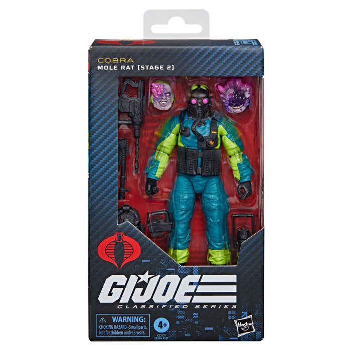 [PREORDER] G.I. Joe Classified Series #190, Mole Rat (Stage 2), Collectible 6 Inch Action Figure