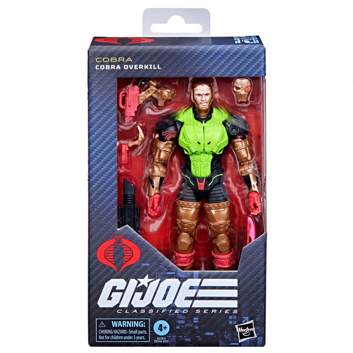 [PREORDER] G.I. Joe Classified Series #201, Cobra Overkill | Action Figure | Hasbro