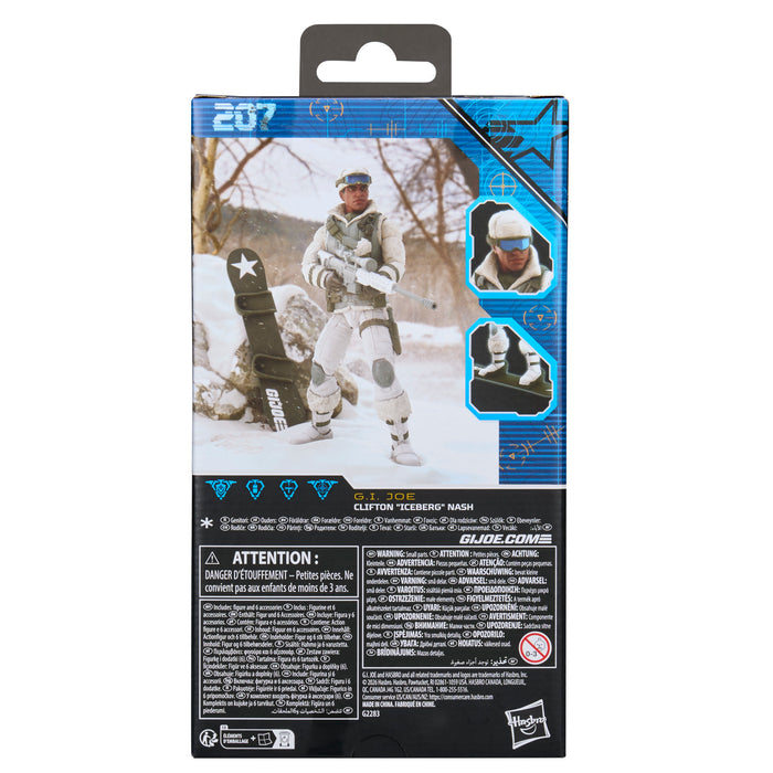 [PREORDERS] G.I. Joe Classified Series #207, Clifton "Iceberg" Nash | Action Figure | Hasbro