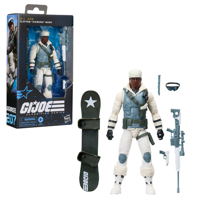 [PREORDERS] G.I. Joe Classified Series #207, Clifton "Iceberg" Nash | Action Figure | Hasbro