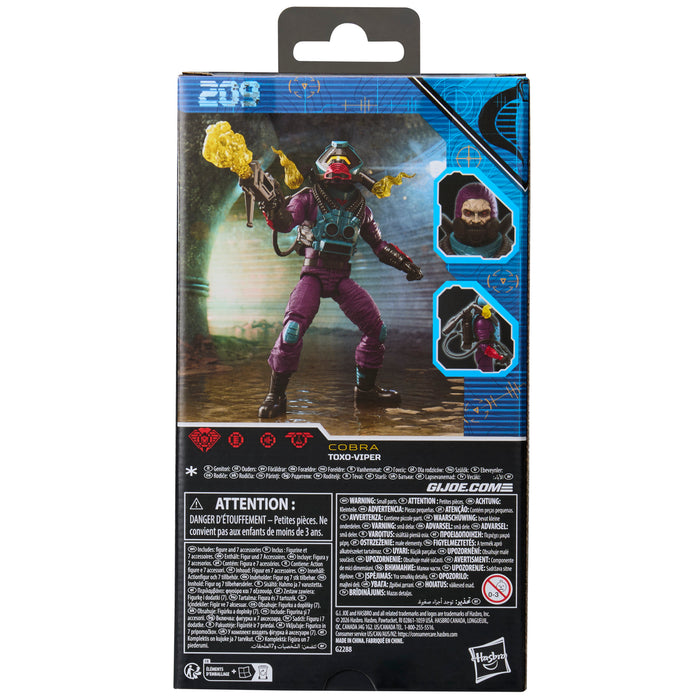 [PREORDER] G.I. Joe Classified Series #209, Toxo-Viper | Action Figure | Hasbro