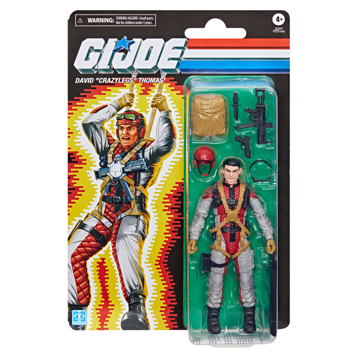 [PREORDER] G.I. Joe Classified Series Retro Cardback, David “Crazylegs” Thomas | Action Figure | Hasbro
