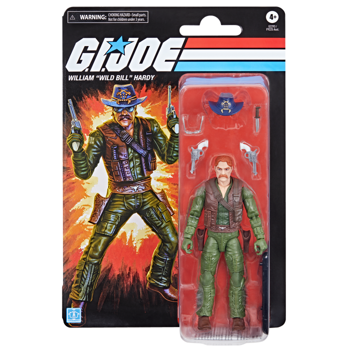 [PREORDER] G.I. Joe Classified Series Retro Cardback William "Wild Bill" Hardy | Action Figure | Hasbro