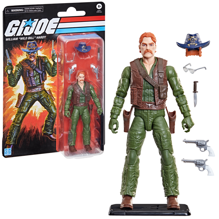 [PREORDER] G.I. Joe Classified Series Retro Cardback William "Wild Bill" Hardy | Action Figure | Hasbro