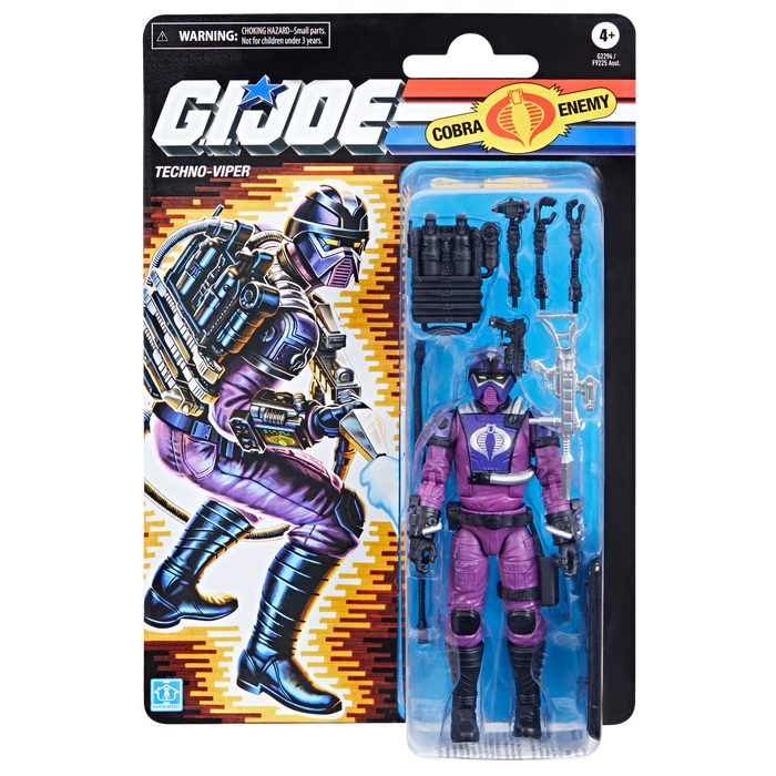 [PREORDER] G.I. Joe Classified Series Retro Cardback Techno-Viper  | Action Figure | Hasbro