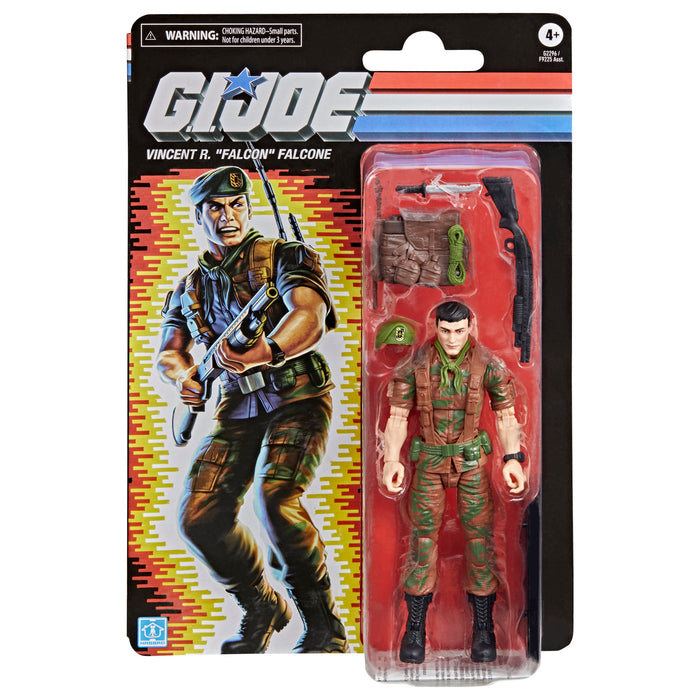 [PREORDER] G.I. Joe Classified Series Retro Cardback Vincent R. "Falcon" Falcone | Action Figure | Hasbro