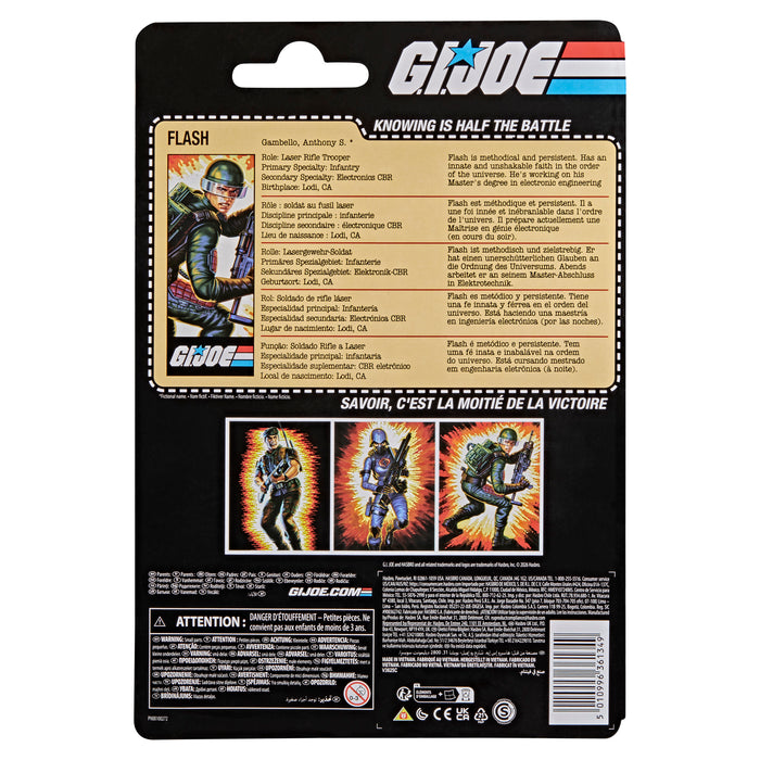 [PREORDER] G.I. Joe Classified Series Retro Cardback Anthony "Flash" Gambello | Action Figure | Hasbro