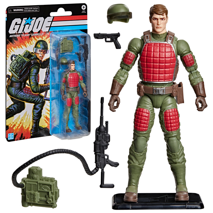 [PREORDER] G.I. Joe Classified Series Retro Cardback Anthony "Flash" Gambello | Action Figure | Hasbro
