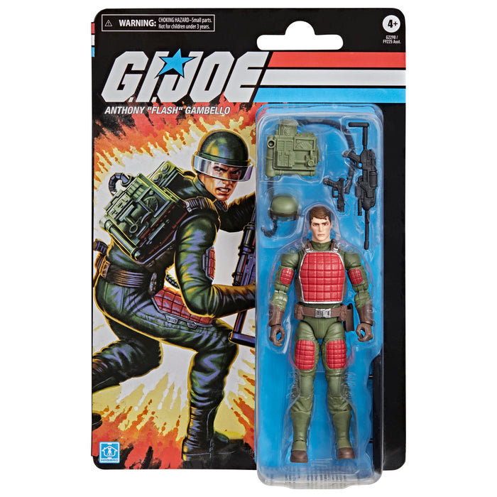 [PREORDER] G.I. Joe Classified Series Retro Cardback Anthony "Flash" Gambello | Action Figure | Hasbro
