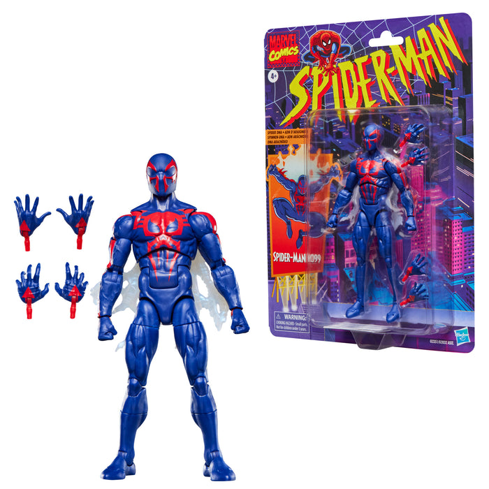 Marvel Legends Series Spider-Man 2099 Retro Cardback | Action Figure | Hasbro