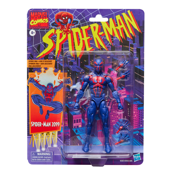 Marvel Legends Series Spider-Man 2099 Retro Cardback | Action Figure | Hasbro