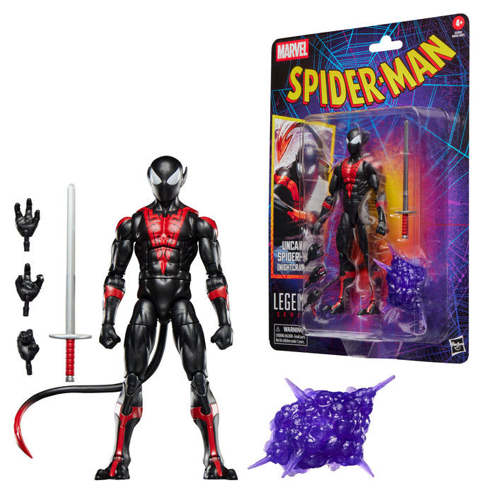 Marvel Legends Series Uncanny Spider-Man (Nightcrawler) Retro Cardback | Action Figure | Hasbro