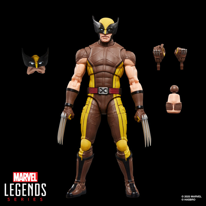 [PREORDER] Wolverine (Brown Suit) (Marvel Studios' Deadpool & Wolverine) | Marvel Legends Action Figure | Hasbro