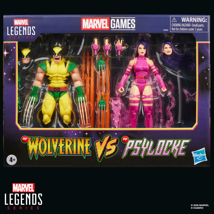[PREORDER] Marvel Legends Series Wolverine vs Psylocke (Player Two Version) | Action Figures | Hasbro