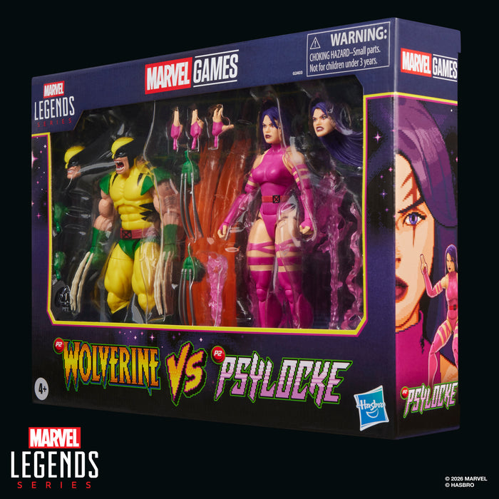 [PREORDER] Marvel Legends Series Wolverine vs Psylocke (Player Two Version) | Action Figures | Hasbro
