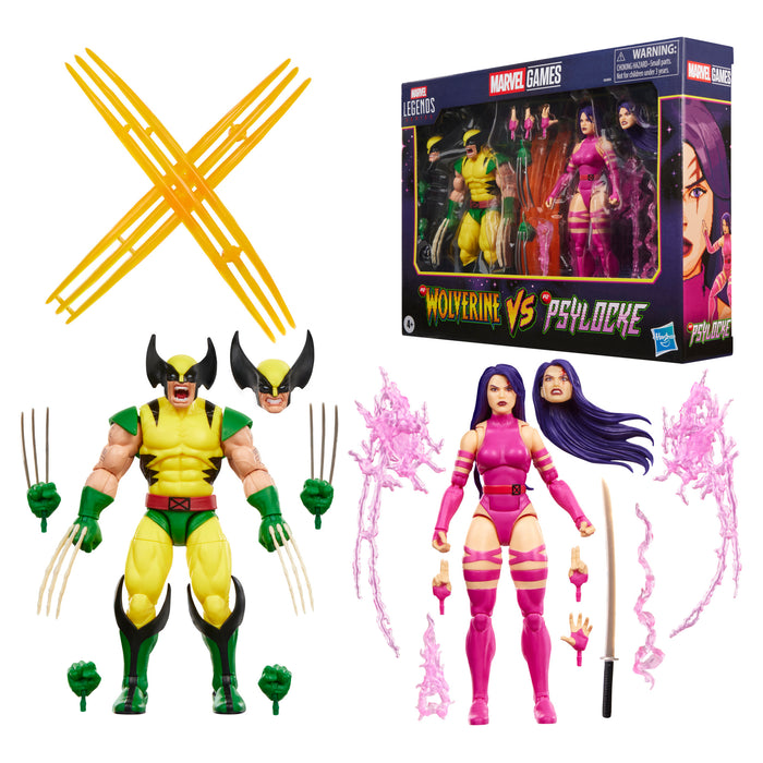 [PREORDER] Marvel Legends Series Wolverine vs Psylocke (Player Two Version) | Action Figures | Hasbro
