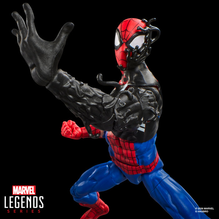 Marvel Legends Series Secret Wars Spider-Man (Alien Costume) | 6 Inch Action Figure | Hasbro
