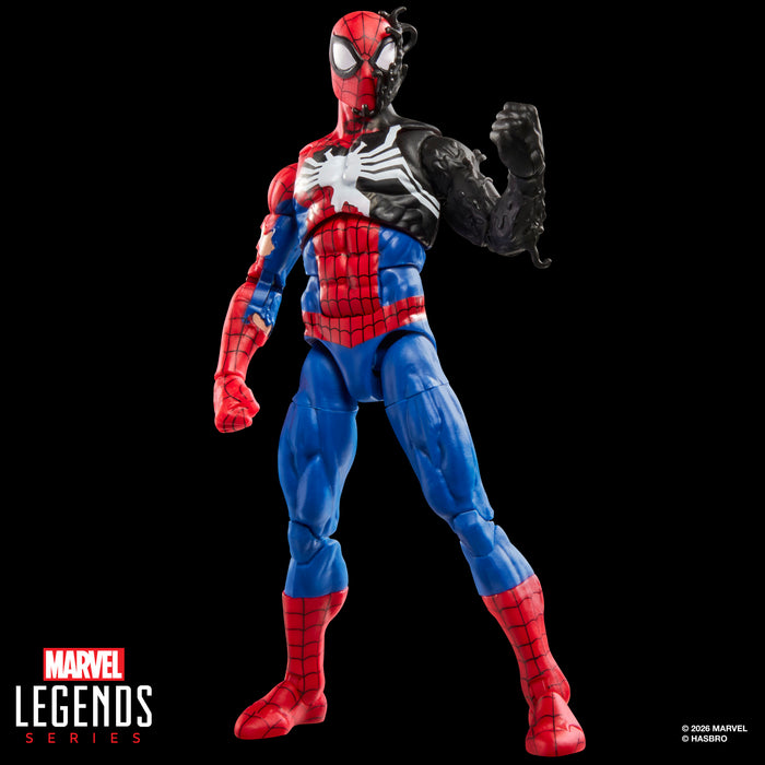 Marvel Legends Series Secret Wars Spider-Man (Alien Costume) | 6 Inch Action Figure | Hasbro