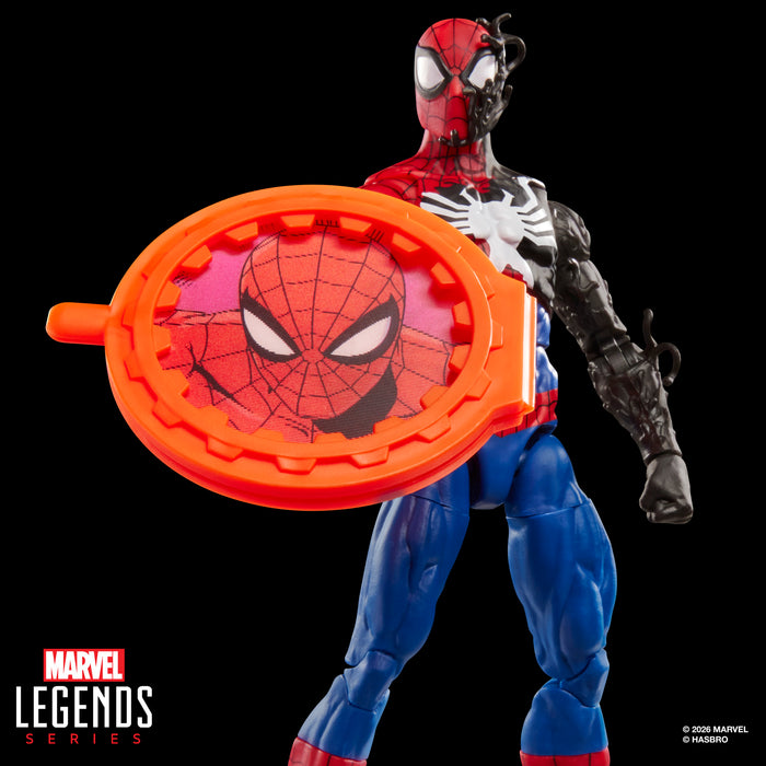 Marvel Legends Series Secret Wars Spider-Man (Alien Costume) | 6 Inch Action Figure | Hasbro