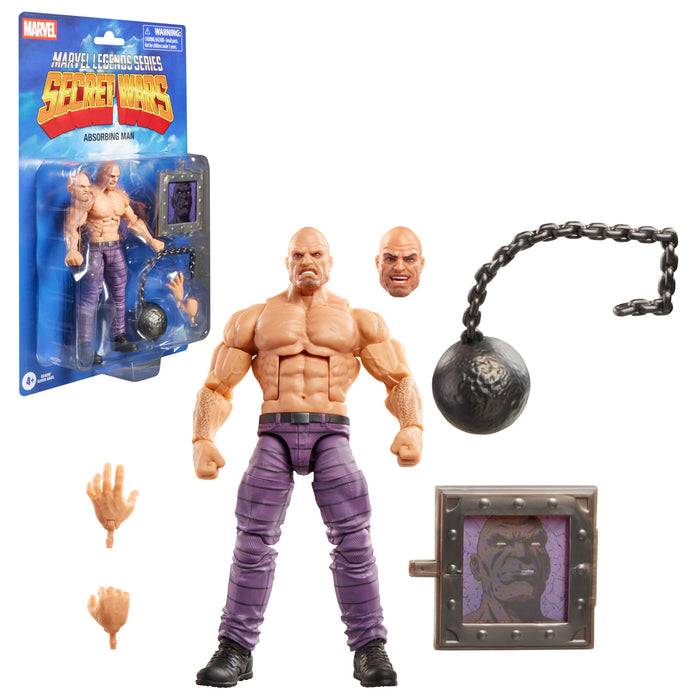 Marvel Legends Series Secret Wars Absorbing Man | 6 Inch Action Figure | Hasbro