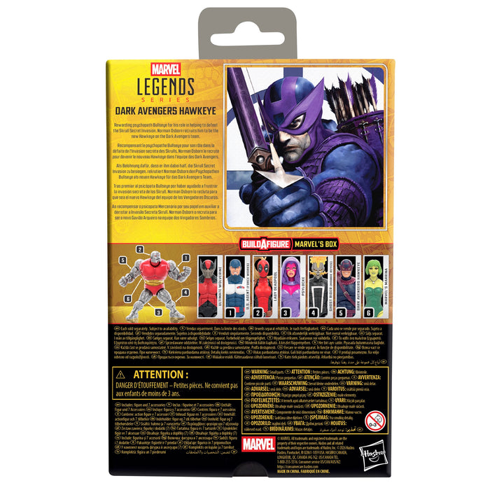 [PREORDER] Marvel Legends Series Dark Avengers Hawkeye (Dark Avengers Comics) | Action Figure | Hasbro