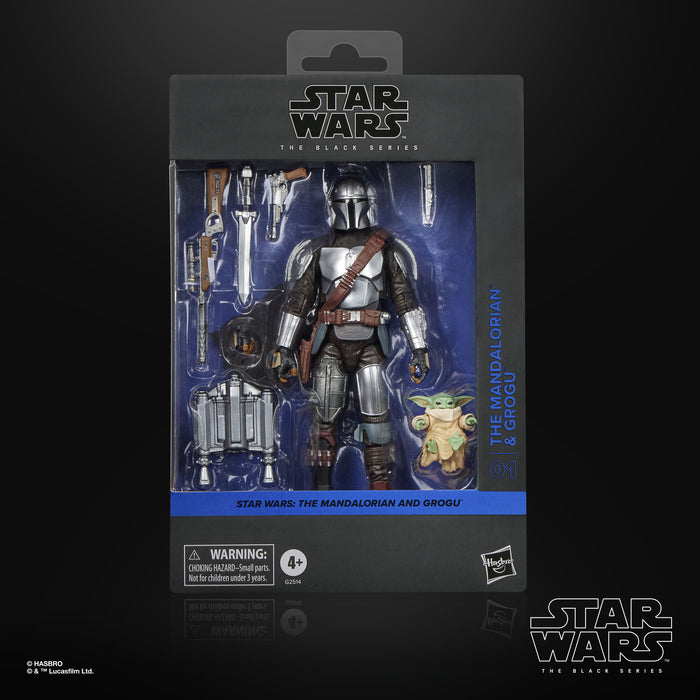 Star Wars The Black Series The Mandalorian & Grogu Deluxe |Action Figure | Hasbro