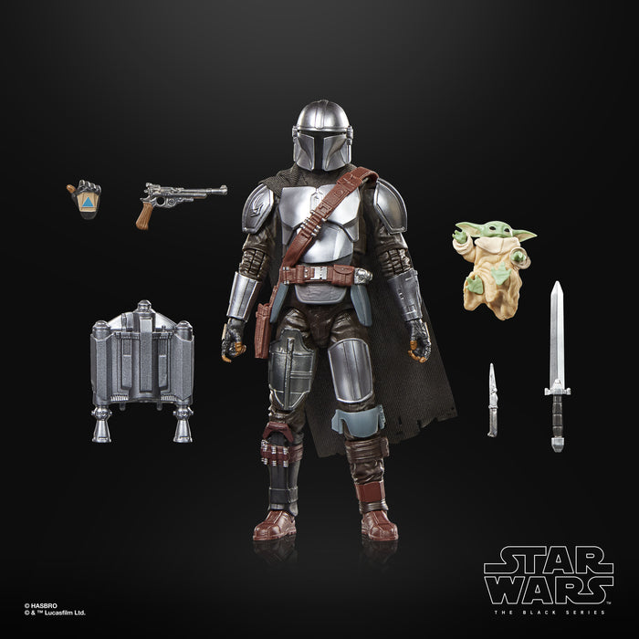 Star Wars The Black Series The Mandalorian & Grogu Deluxe |Action Figure | Hasbro