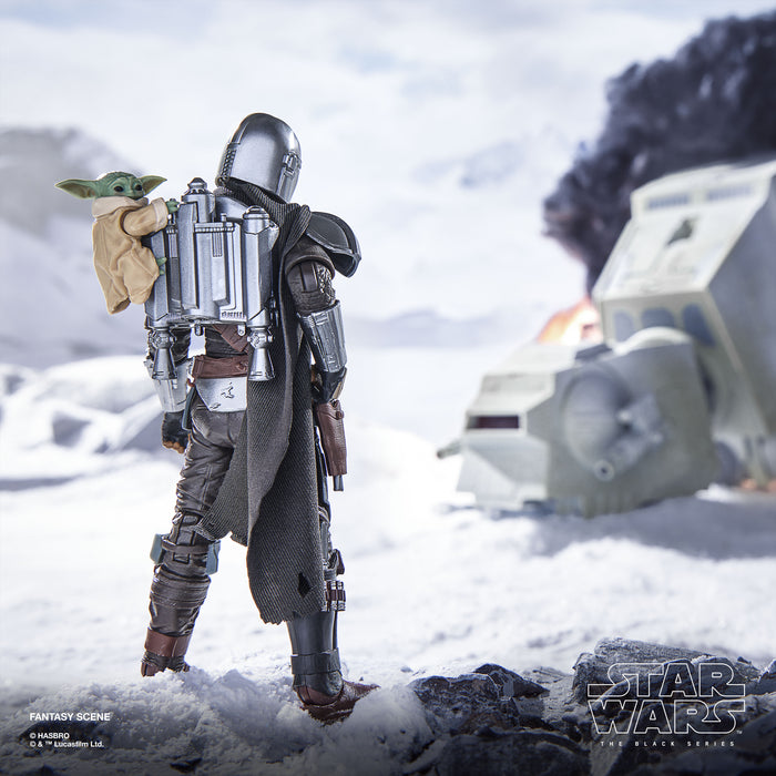 Star Wars The Black Series The Mandalorian & Grogu Deluxe |Action Figure | Hasbro