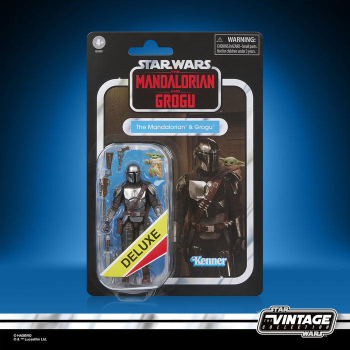 Star Wars The Vintage Collection The Mandalorian & Grogu | Action Figure (3.75”) | Hasbro
