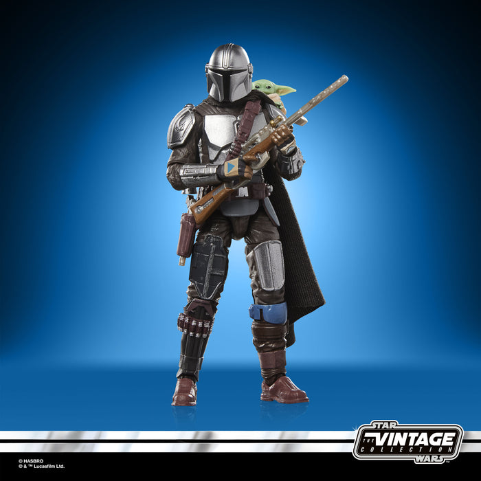 Star Wars The Vintage Collection The Mandalorian & Grogu | Action Figure (3.75”) | Hasbro