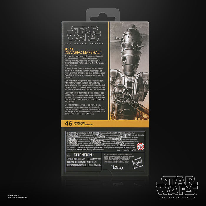 [PREORDER] Star Wars The Black Series IG-11 (Nevarro Marshal) (THE MANDALORIAN) | Action Figure | Hasbro
