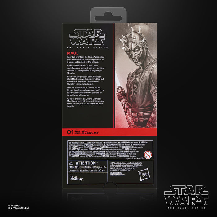[PREORDER] Star Wars The Black Series Maul (Star Wars: Maul – Shadow Lord) | Action Figure | Hasbro